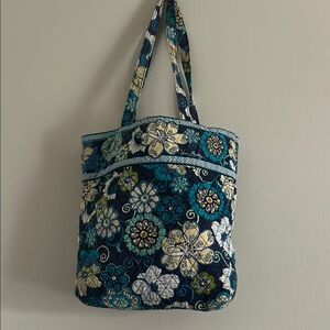 Vera Bradley Floral Blue Tote Bag